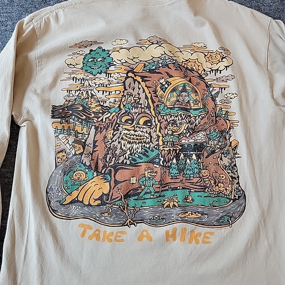 Killer Acid Other - Adventure Graphic Long Sleeve Tee - Cream